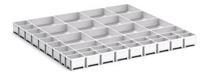 41 Compartment Box Kit 75+mm High x 800W x 750D drawer Bott Drawer Cabinets 800 x 750 16/43020807 Cubio Plastic Box Kit EKK 8775 41 Comp.jpg